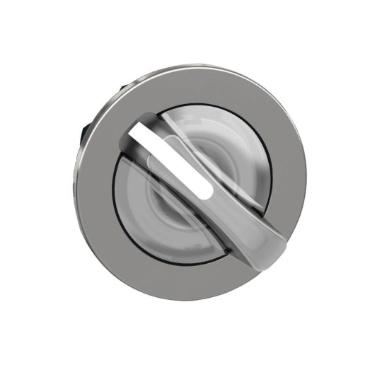 Schneider ZB4FK1413 Harmony panelbe süllyesztett fém világító választókapcsoló fej, Ø30, 2 állású, fehér, jobbról visszatérő Schneider ZB4FK1413 Harmony panelbe süllyesztett fém világító választókapcsoló fej, Ø30, 2 állású, fehér, jobbról visszatérő