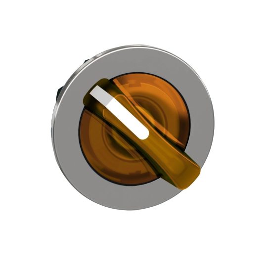 Schneider ZB4FK1453 Harmony panelbe süllyesztett fém világító választókapcsoló fej, Ø30, 2 állású, narancs, jobbról visszatérő Schneider ZB4FK1453 Harmony panelbe süllyesztett fém világító választókapcsoló fej, Ø30, 2 állású, narancs, jobbról visszatérő