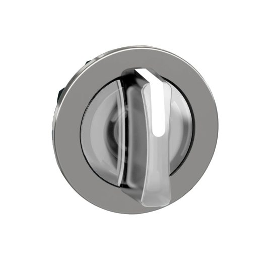 Schneider ZB4FK1813 Harmony panelbe süllyesztett fém világító választókapcsoló fej, Ø30, 3 állású, fehér, jobbról közép visszatérő Schneider ZB4FK1813 Harmony panelbe süllyesztett fém világító választókapcsoló fej, Ø30, 3 állású, fehér, jobbról közép visszatérő