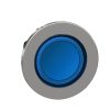 Schneider ZB4FV063 Harmony panelbe süllyesztett fém LED jelzőlámpa fej, Ø30, kék Schneider ZB4FV063 Harmony panelbe süllyesztett fém LED jelzőlámpa fej, Ø30, kék
