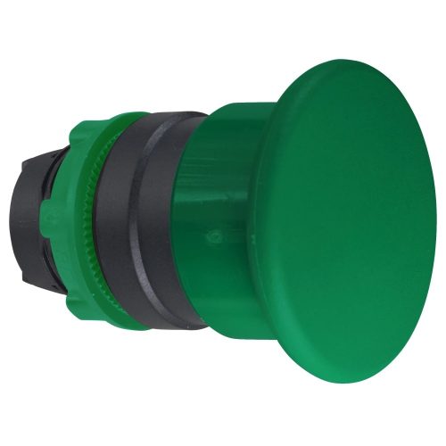 Schneider ZB5AC3 Harmony műanyag Ø40 gombafejű nyomógomb fej, Ø22, visszatérő, zöld