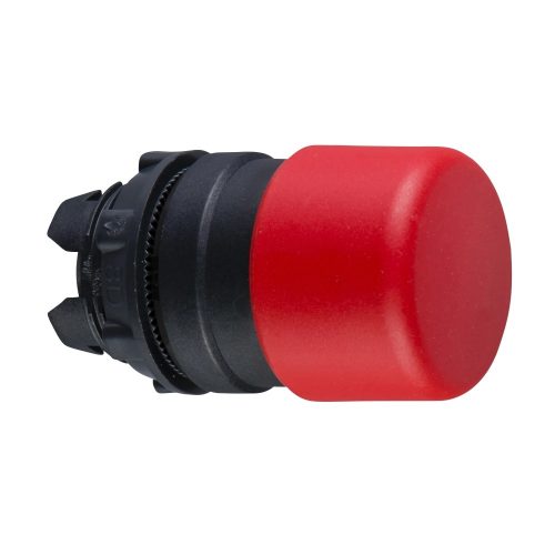Schneider ZB5AC44 Harmony műanyag Ø30 gombafejű nyomógomb fej, Ø22, visszatérő, piros