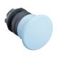 Schneider ZB5AC6B4 Harmony műanyag nyomógomb fej, Ø22, Ø40 gombafejű, visszatérő, világos kék