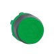 Schneider ZB5AH3 Harmony műanyag nyomógomb fej, Ø22, nyomó-nyomó, kiemelkedő, zöld