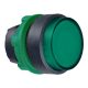 Schneider ZB5AH33 Harmony műanyag világító nyomógomb fej, Ø22, nyomó-nyomó, kiemelkedő, zöld