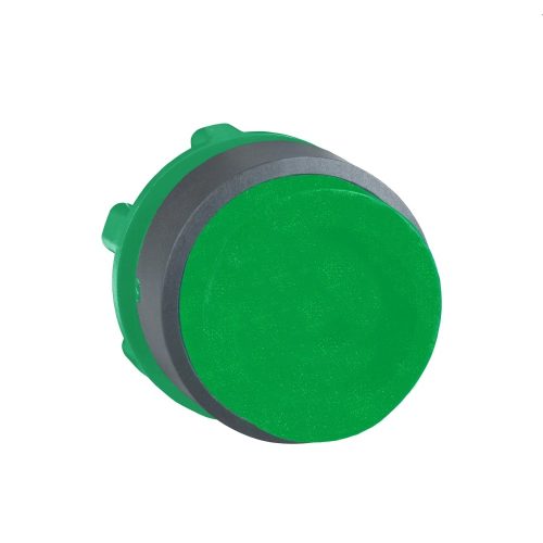 Schneider ZB5AL3 Harmony műanyag nyomógomb fej, Ø22, kiemelkedő, zöld, visszatérő