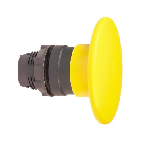 Schneider ZB5AR5 Harmony műanyag nyomógomb fej, Ø22, visszatérő, Ø60 gombafejű, sárga
