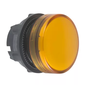   Schneider ZB5AV053 Harmony műanyag jelzőlámpa fej, Ø22, LED jelzőlámpához, narancssárga