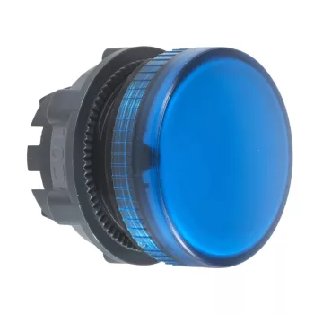   Schneider ZB5AV063 Harmony műanyag jelzőlámpa fej, Ø22, LED jelzőlámpához, kék