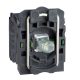 Schneider ZB5AW0B33 Harmony műanyag jelzőlámpa és érintkező blokk rögzítő aljzattal, LED-es, 2NO, 24VAC/DC, zöld