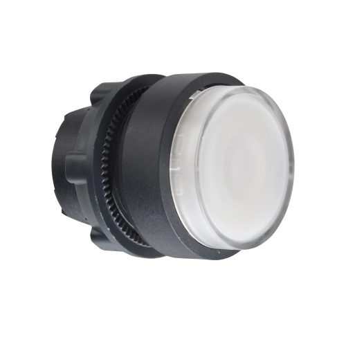 Schneider ZB5AW113 Harmony műanyag világító nyomógomb fej, Ø22, visszatérő, LED-es, kiemelkedő, fehér