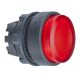 Schneider ZB5AW14TQ Harmony műanyag világító nyomógomb fej, Ø22, visszatérő, BA9s foglalatos, kiemelkedő, piros 100 darabos csomagban