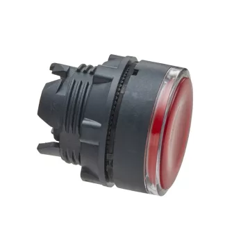   Schneider ZB5AW343 Harmony műanyag világító nyomógomb fej, Ø22, visszatérő, beépített LED-hez, piros