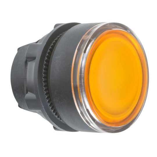 Schneider ZB5AW353 Harmony műanyag világító nyomógomb fej, Ø22, visszatérő, beépített LED-hez, narancssárga Schneider ZB5AW353 Harmony műanyag világító nyomógomb fej, Ø22, visszatérő, beépített LED-hez, narancssárga