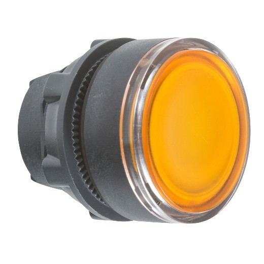 Schneider ZB5AW353TQ Harmony műanyag világító nyomógomb fej, Ø22, visszatérő, beépített LED-hez, narancssárga 100 darabos csomagban Schneider ZB5AW353TQ Harmony műanyag világító nyomógomb fej, Ø22, visszatérő, beépített LED-hez, narancssárga 100 darabos csomagban