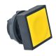 Schneider ZB5CH05 Harmony műanyag négyszög alakú nyomógomb fej, Ø22, nyomó-nyomó, sárga
