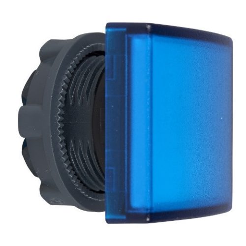 Schneider ZB5CV063 Harmony műanyag négyszög alakú jelzőlámpa fej, Ø22, LED modulhoz, kék