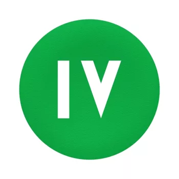   Schneider ZBAF338 Harmony Ø30 panelbe süllyesztett nyomógomb tető, zöld, "IV"