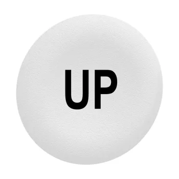   Schneider ZBAF343 Harmony Ø30 panelbe süllyesztett nyomógomb tető, zöld, "UP"