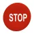 Schneider ZBAF434 Harmony Ø30 panelbe süllyesztett nyomógomb tető, piros, "STOP"