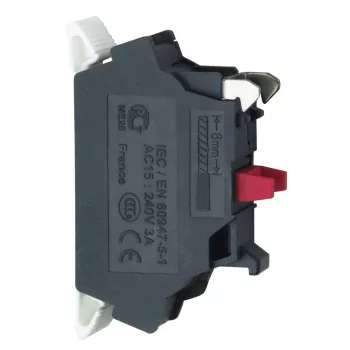   Schneider ZBE1025TQ Harmony XB4/XB5 érintkező blokk, 1NC, rugós csatlakozó, MOQ: 100db