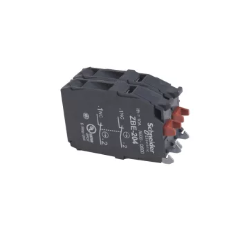   Schneider ZBE204 Harmony XB4/XB5 érintkező blokk, 2NC, csavaros csatlakozó
