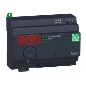   Schneider Electric ZBRN1 Harmony Hub vevőegység, ZBRCETH Ethernet IP kártyával bővíthető, 24-240VAC/DC