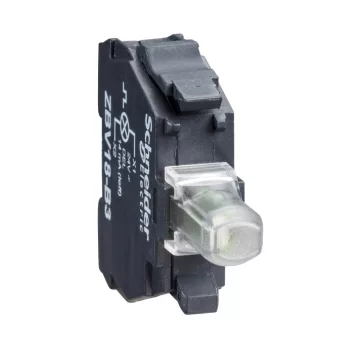   Schneider ZBVB19 Harmony jelzőlámpa világító modul, LED, 24VAC/DC, fehér, dugaszolós csatlakozó