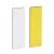 Schneider ZBY0102 Harmony felirati címke, 8x27 mm, 30x40 mm címketartóhoz, jelöletlen, fehér/sárga
