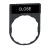 Schneider ZBY2314 Harmony címketartó 30x40 mm, Ø22 készülékekhez, 8x27 mm felirati címkével, CLOSE