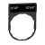 Schneider ZBY2366 Harmony címketartó 30x40 mm, Ø22 készülékekhez, 8x27 mm felirati címkével, START-START