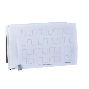  Schneider ZBY5100 Harmony felirati címke, 18x27 mm, 30x50 mm címketartóhoz, gravírozható, 40db