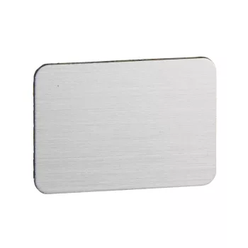   Schneider ZBYD06102 Harmony öntapadós felirati címke, 19x27 mm, XALG tokozathoz, felirat nélkül, szürke