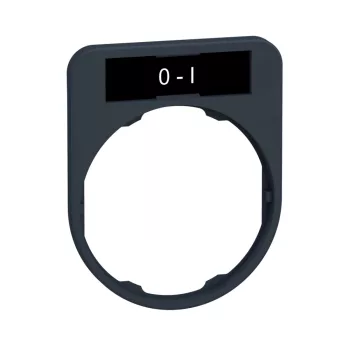   Schneider ZBYF2178 Harmony címketartó, 40x50 mm, Ø30 süllyesztett készülékhez, 8x27 címkéhez, O-I