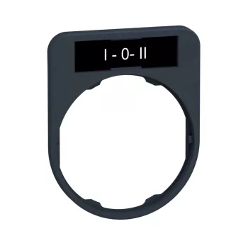   Schneider ZBYF2186 Harmony címketartó, 40x50 mm, Ø30 süllyesztett készülékhez, 8x27 címkéhez, I-O-II