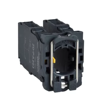   Schneider ZD5PA203 Harmony XD4 műanyag joytick érintkező blokk és rögzítő, Ø22, 4 irányú, 4NO, csavaros csatlakozás