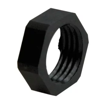   SIB H4312110, műanyag ellenanya M12 fekete RAL9005 (SIB H4312110)