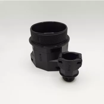   SIB 3805007 Sem-Fast Poliamid M16 egyenes gyorscsatlakozó NW12+13 gégecsövekhez IP65 fekete