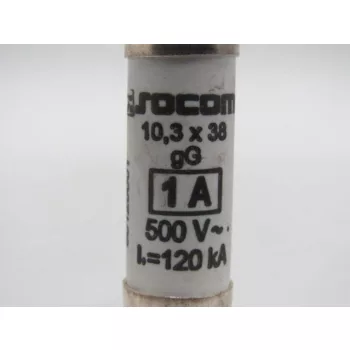 SOCOMEC 60120001 FUS GG 10X38 1A SANS PERC
