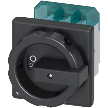   Siemens 3LD2504-0TK51 Szakaszoló főkapcsoló 63A 3P 18.5kW/400VAC-3 beépíthető fix, fekete, zárható ( Siemens 3LD2504-0TK51 )