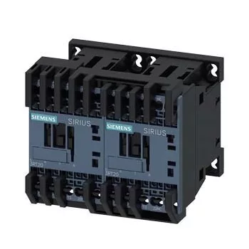   Siemens, Sirius, 3RA2315-8XB30-2AB0, 3RA23158XB302AB0, Forgásirányváltó mágneskapcsoló, 3Kw/7A (400V, AC3), 24V AC 50/60 Hz vezerlés, rugós csatlakozás, S00 méret, Sirius (Siemens 3RA2315-8XB30-2AB0)