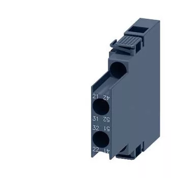   Siemens 3RH2911-1DA02 segédérintkező blokk, oldalsó, 2 Nyitó, csavaros csatlakozás, S00 mágneskapcsolókhoz (Siemens 3RH29111DA02)