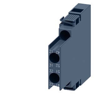 Siemens 3RH2911-1DA02 segédérintkező blokk, oldalsó, 2 Nyitó, csavaros csatlakozás, S00 mágneskapcsolókhoz (Siemens 3RH29111DA02)