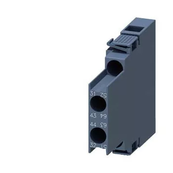   Siemens 3RH2921-1DA11 segédérintkező blokk, oldalsó, 1 Záró + 1 Nyitó, csavaros csatlakozás, S0..S3 mágneskapcsolókhoz (Siemens 3RH29211DA11)