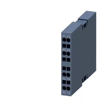   Siemens 3RH2921-2DA11 segédérintkező blokk, oldalsó, 1 Záró + 1 Nyitó, rugós csatlakozás, S0..S3 mágneskapcsolókhoz (Siemens 3RH29212DA11)
