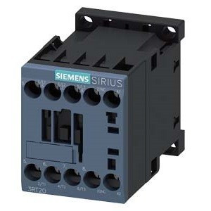 Siemens, Sirius, 3RT2016-1AN22, 3RT20161AN22, Mágneskapcsoló, 4Kw/9A (400V, AC3), 220V AC 50/60 Hz vezerlés, 1Ny segédérintkezővel, csavaros csatlakozás, S00 méret, Sirius (Siemens 3RT2016-1AN22)