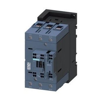   Siemens, Sirius, 3RT2047-3AB00, 3RT20473AB00, Mágneskapcsoló, 55Kw/110A (400V, AC3), 24V AC 50 Hz vezerlés, 1Z+1Ny segédérintkezővel, rugós csatlakozás, S3 méret, Sirius (Siemens 3RT2047-3AB00)