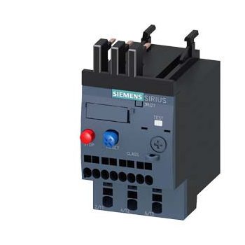   Siemens 3RU2116-0AC0 hőkioldó relé 0,11..0,16 A, rugós csatlakozás, S00 méret, 10 osztály (Sirius 3RU21160AC0)