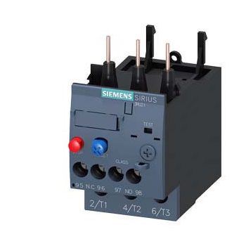   Siemens 3RU2126-1CB0 hőkioldó relé 1,8..2,5 A, csavaros csatlakozás, S0 méret, 10 osztály (Sirius 3RU21261CB0)