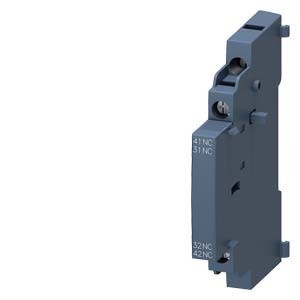 Siemens 3RV2901-1C segédérintkező blokk, oldalsó, 2 Nyitó, csavaros csatlakozás, 3RV2 motorvédőkhöz (Siemens 3RV29011C)